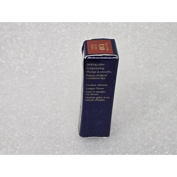 Estee Lauder Pure Color Hi-Lustre Lipstick 130 Slow Burn - Refillable 0.12 oz - Picture 2 of 2
